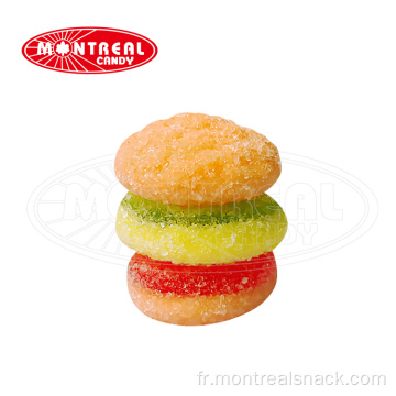 Halal hamburger gelée sweet gros bonbons gummies